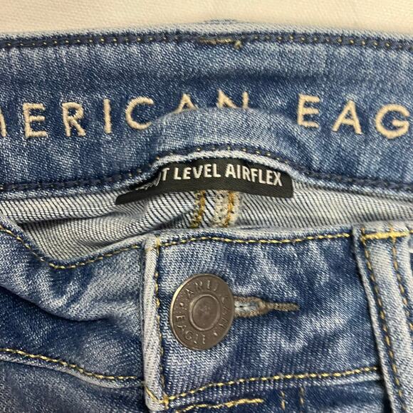 American Eagle Mens N(E)XT Level Airflex Light Distressed Slim Jeans Size 30x30 - Picture 5 of 10
